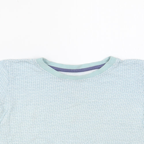 Matalan Baby Blue Geometric Cotton Pullover T-Shirt Size 18-24 Months Crew Neck Pullover