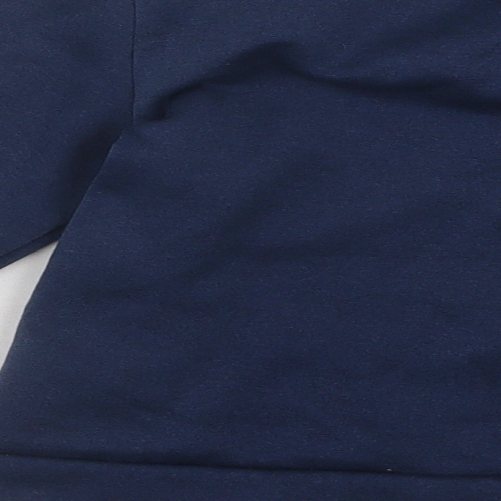 The North Face Boys Blue Cotton Pullover Jumper Size 18-24 Months Snap