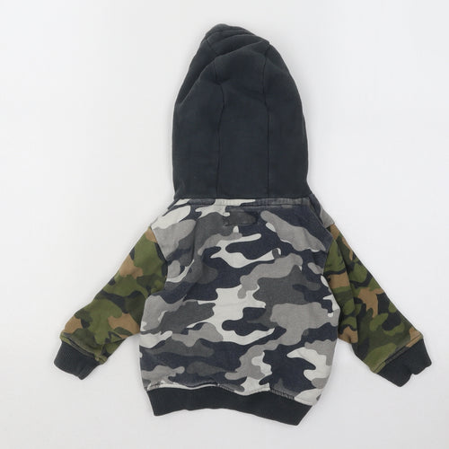 NEXT Boys Multicoloured Camouflage Cotton Pullover Jumper Size 9-12 Months Pullover - Cool Dude