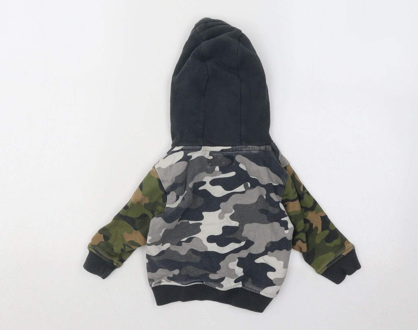 NEXT Boys Multicoloured Camouflage Cotton Pullover Jumper Size 9-12 Months Pullover - Cool Dude