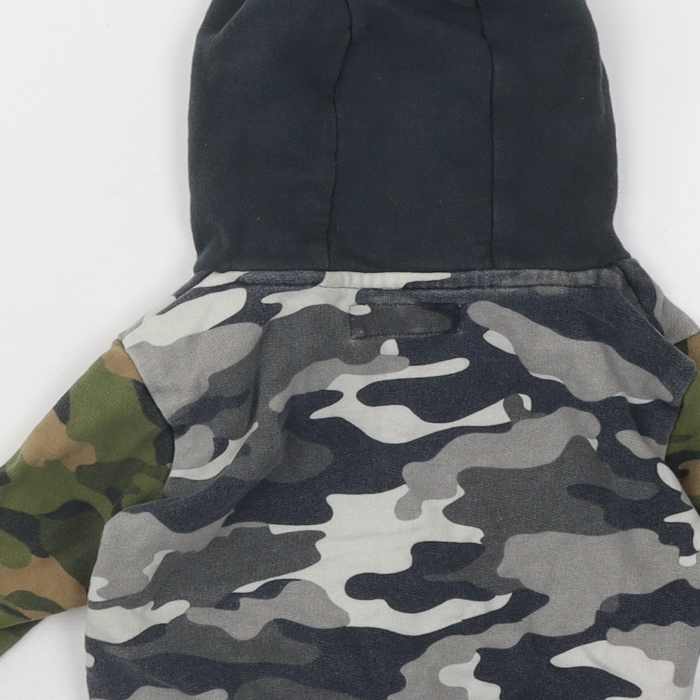 NEXT Boys Multicoloured Camouflage Cotton Pullover Jumper Size 9-12 Months Pullover - Cool Dude