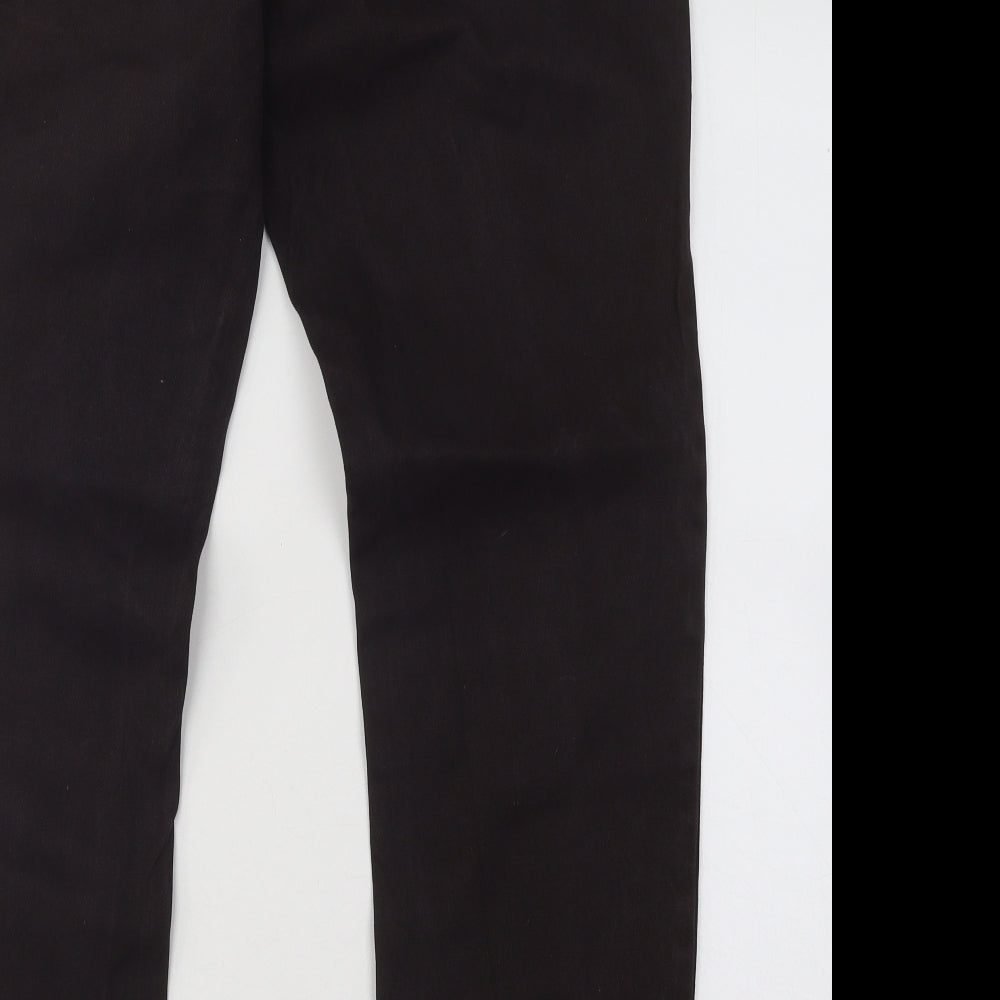Camel Active Mens Brown Cotton Straight Jeans Size 34 in L30 in Regular Button