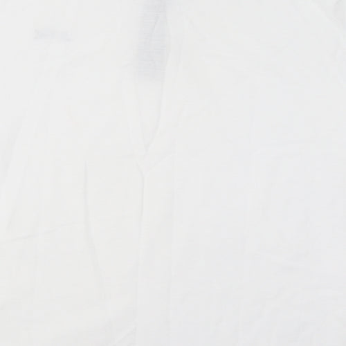 Slazenger Mens White Cotton Polo Size 2XL Collared Button