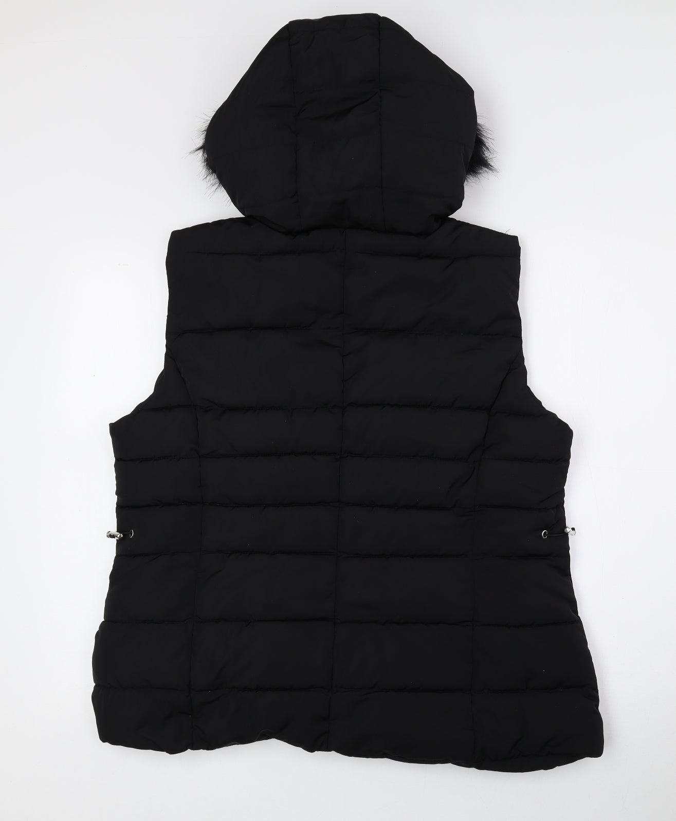 Atmosphere Womens Black Gilet Coat Size 18 Zip