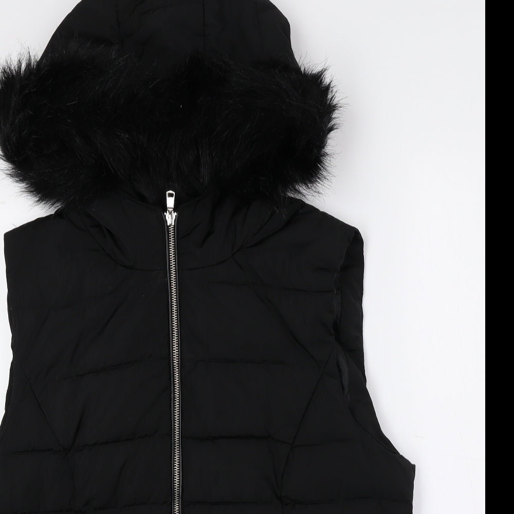 Atmosphere Womens Black Gilet Coat Size 18 Zip