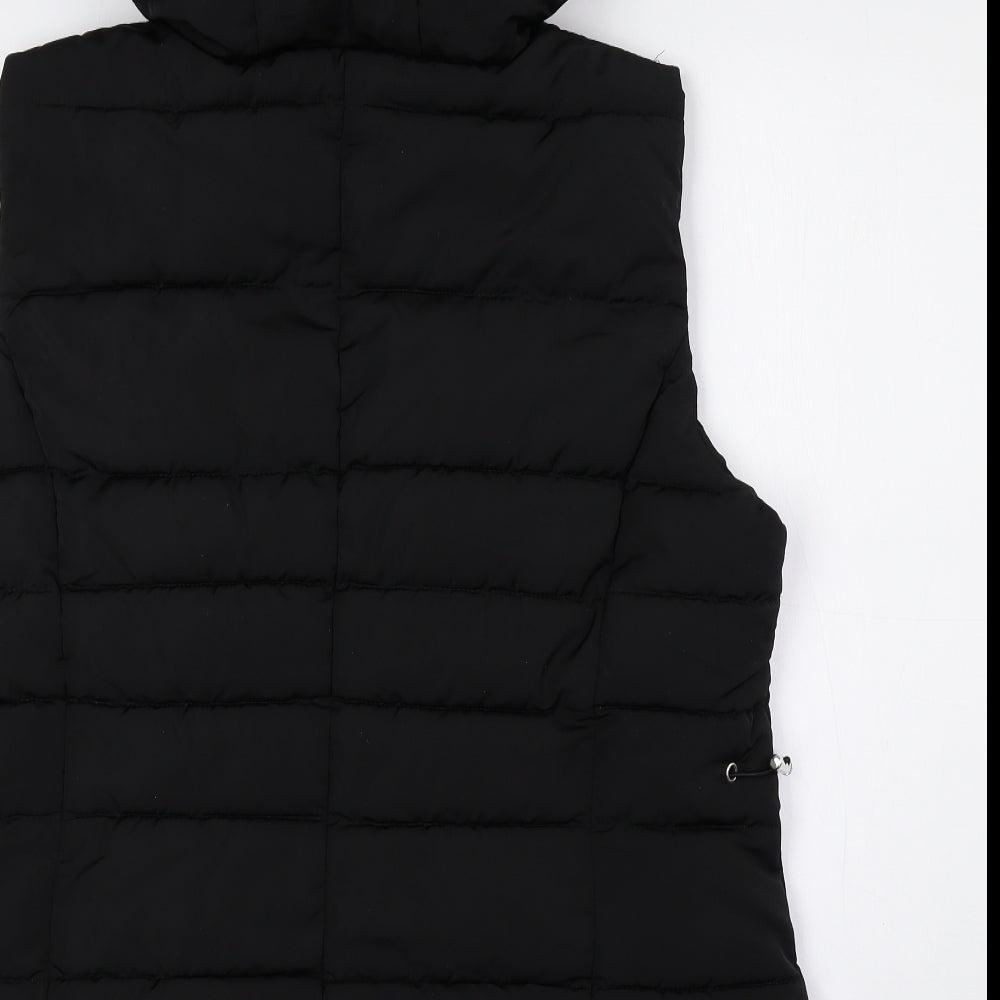 Atmosphere Womens Black Gilet Coat Size 18 Zip
