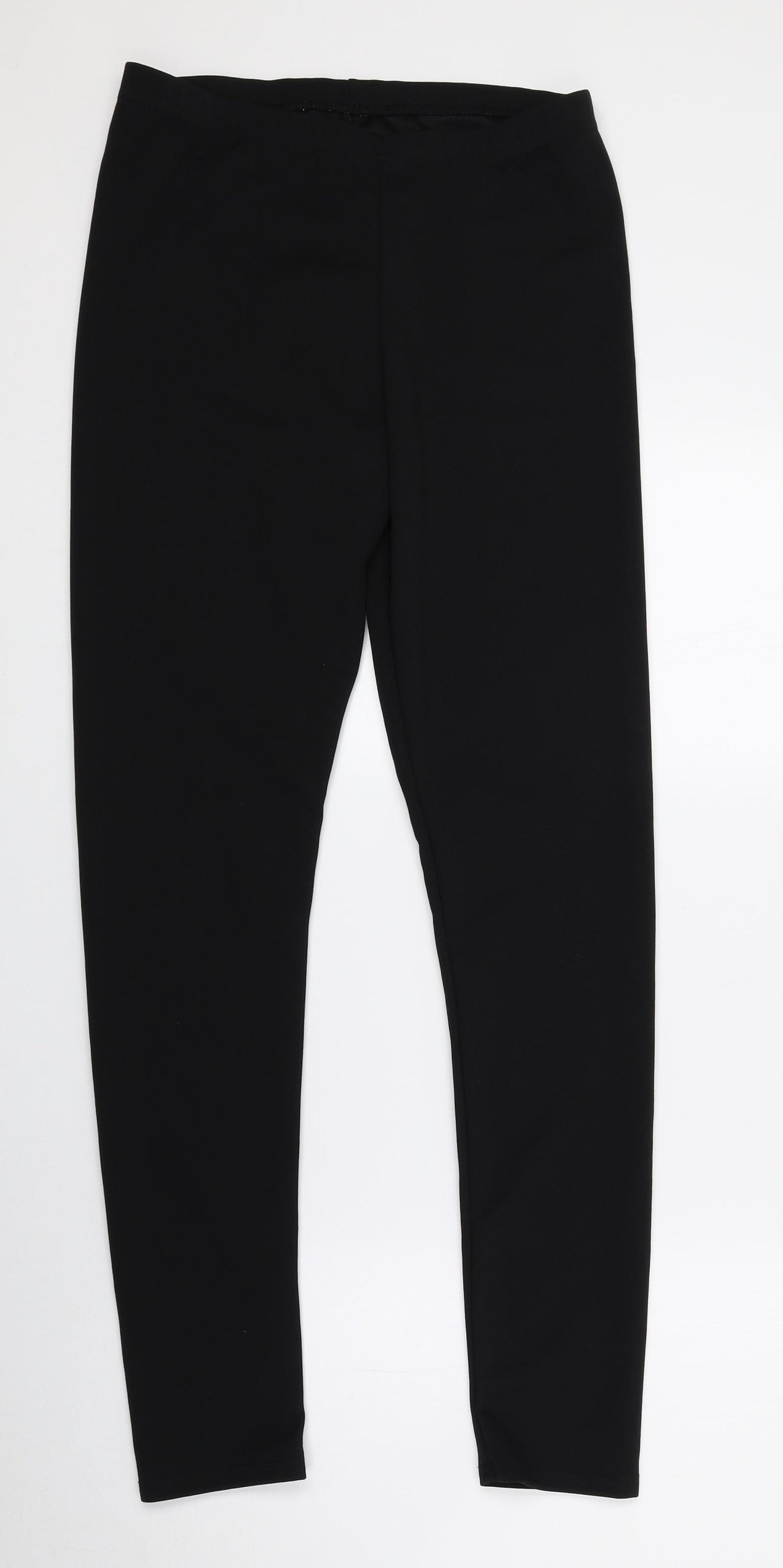 MISSAP Womens Black Polyester Carrot Leggings Size M L27 in - Size M/L
