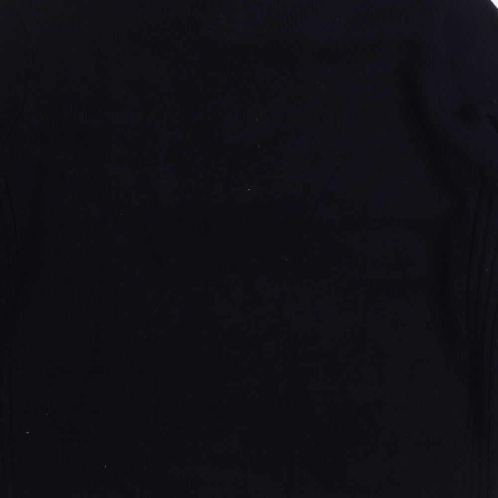Twisted Soul Mens Grey Roll Neck Acrylic Pullover Jumper Size XL - Toggle