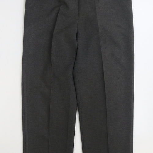 Sarah Hamilton Womens Grey Polyester Trousers Size 16 L28 in Regular