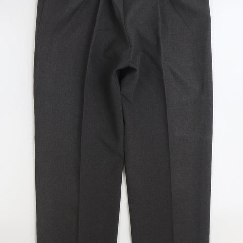 Sarah Hamilton Womens Grey Polyester Trousers Size 16 L28 in Regular