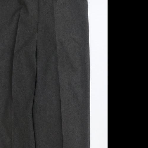 Sarah Hamilton Womens Grey Polyester Trousers Size 16 L28 in Regular