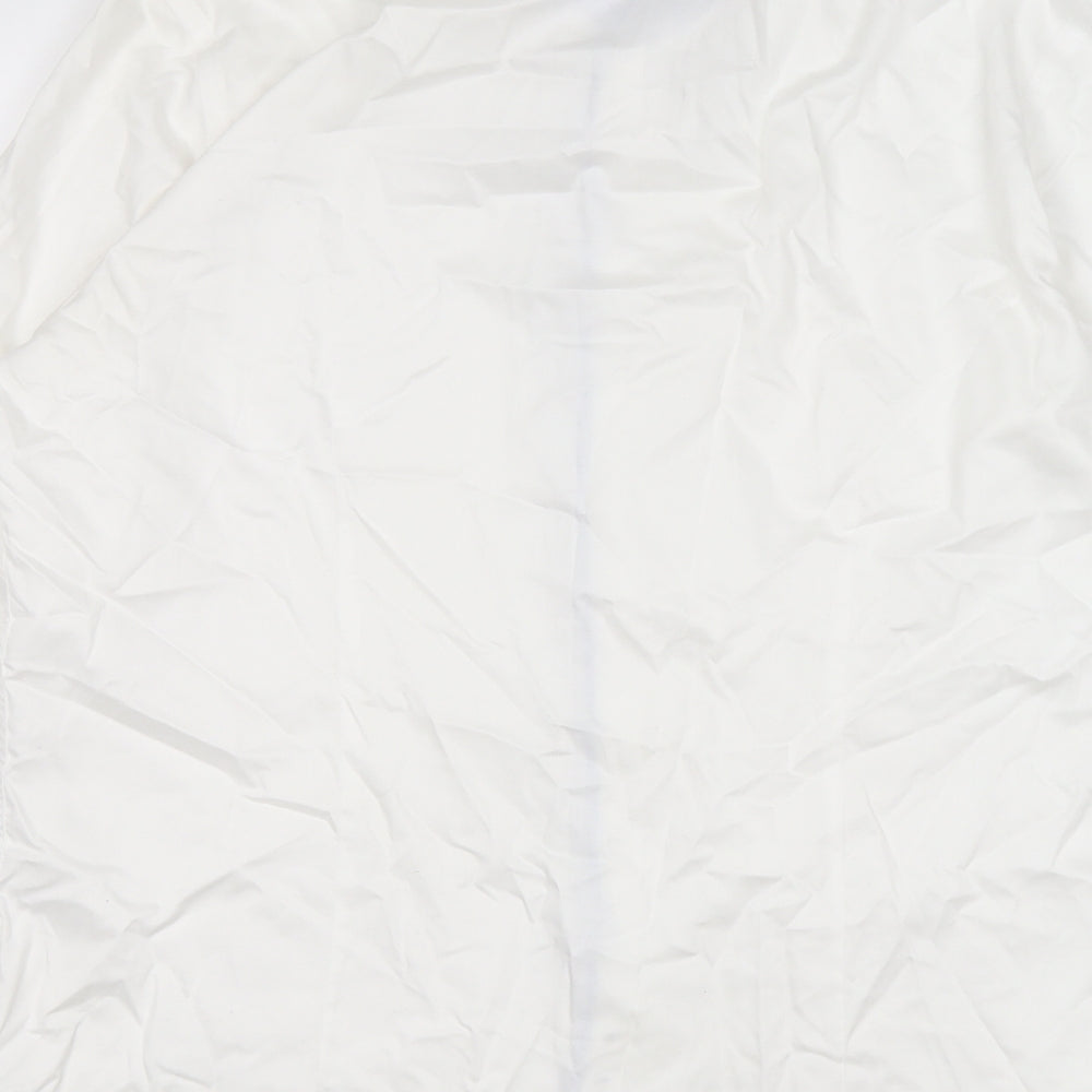 Herbie Frogg Mens White Cotton Dress Shirt Size 17 Collared Button