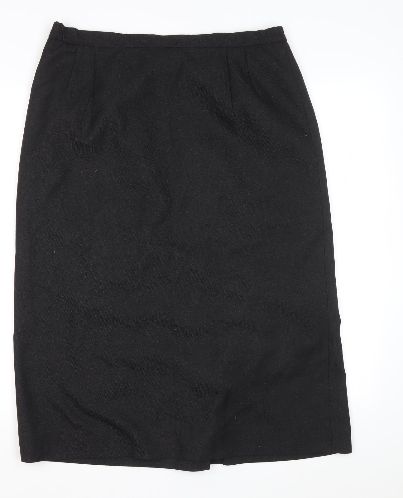 Hunter Carson Womens Grey Polyester Straight & Pencil Skirt Size 16 Zip
