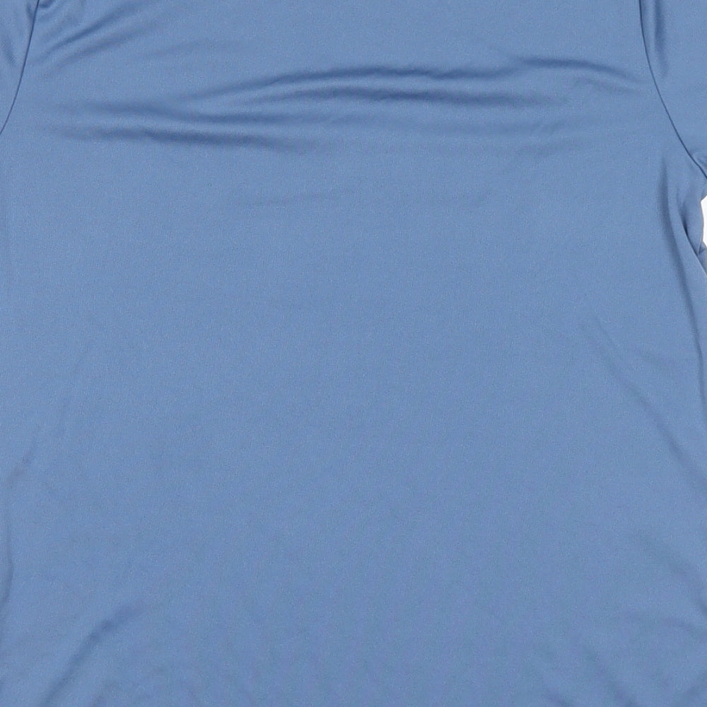 Under armour Boys Black Polyester Basic T-Shirt Size 12 Years Round Neck Pullover - All Action