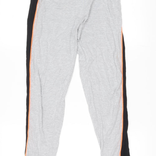 Dunnes Stores Mens Grey Cotton Snow Pants Trousers Size 31 in L27 in Regular Drawstring