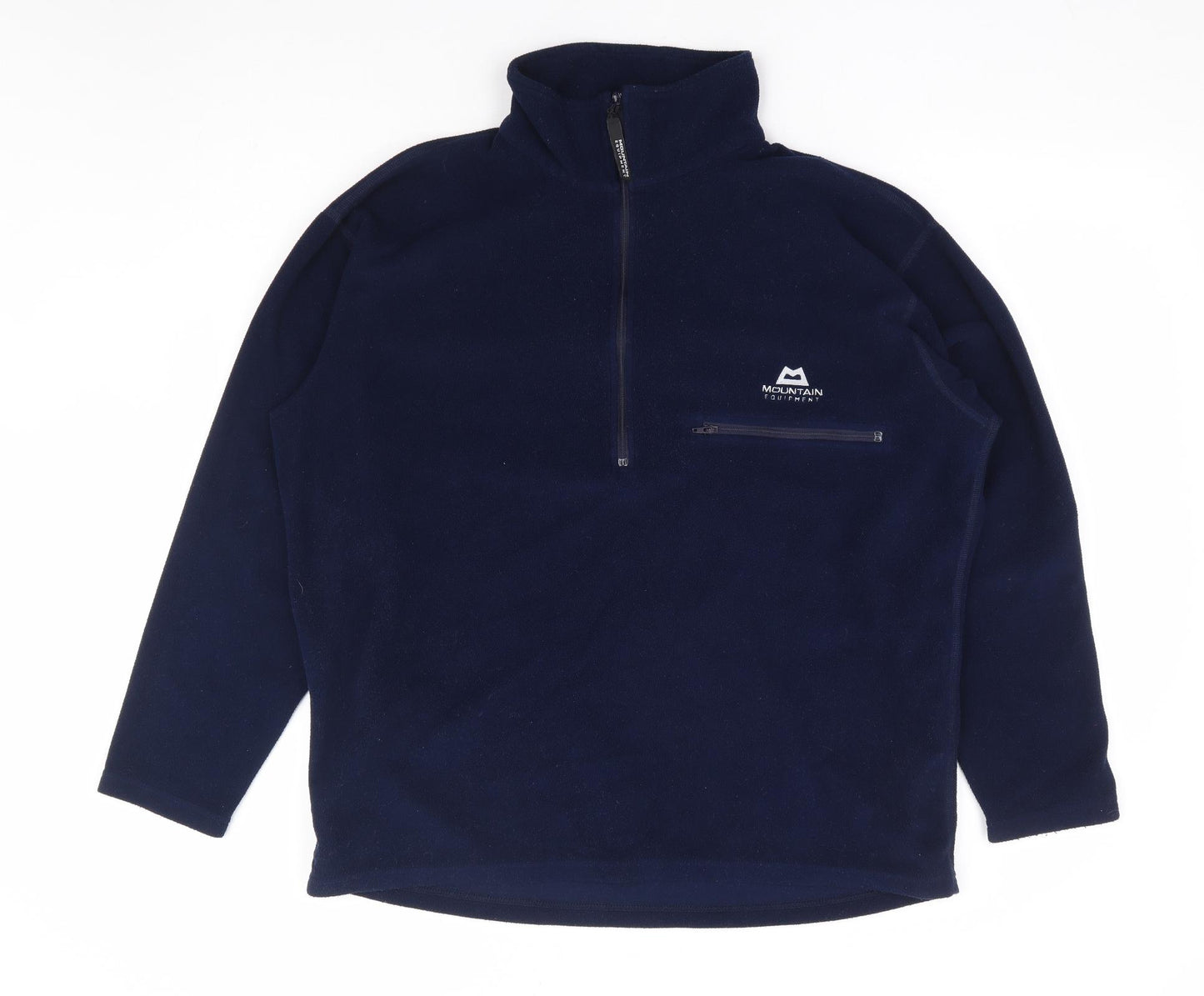 Mountain Equipment Mens Blue Polyester Pullover Sweatshirt Size L