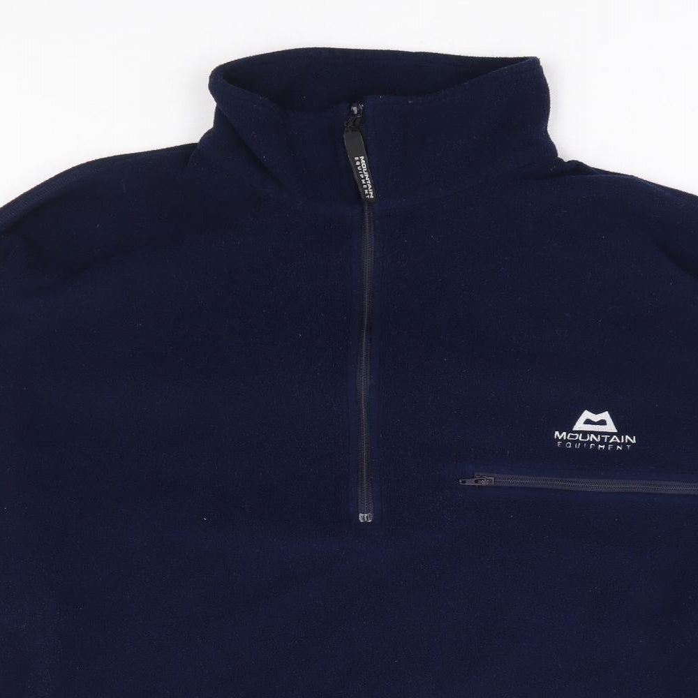 Mountain Equipment Mens Blue Polyester Pullover Sweatshirt Size L