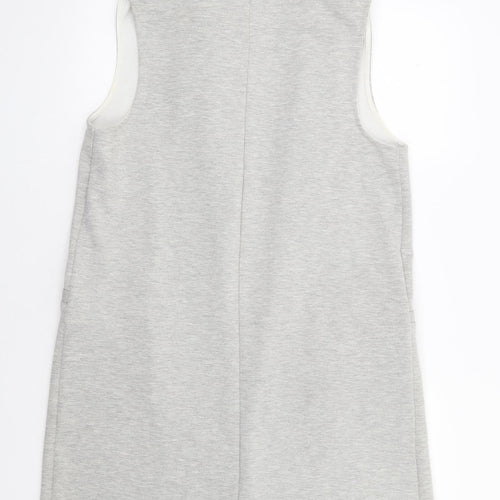New Look Womens Grey Jacket Blazer Size 12 - Sleeveless