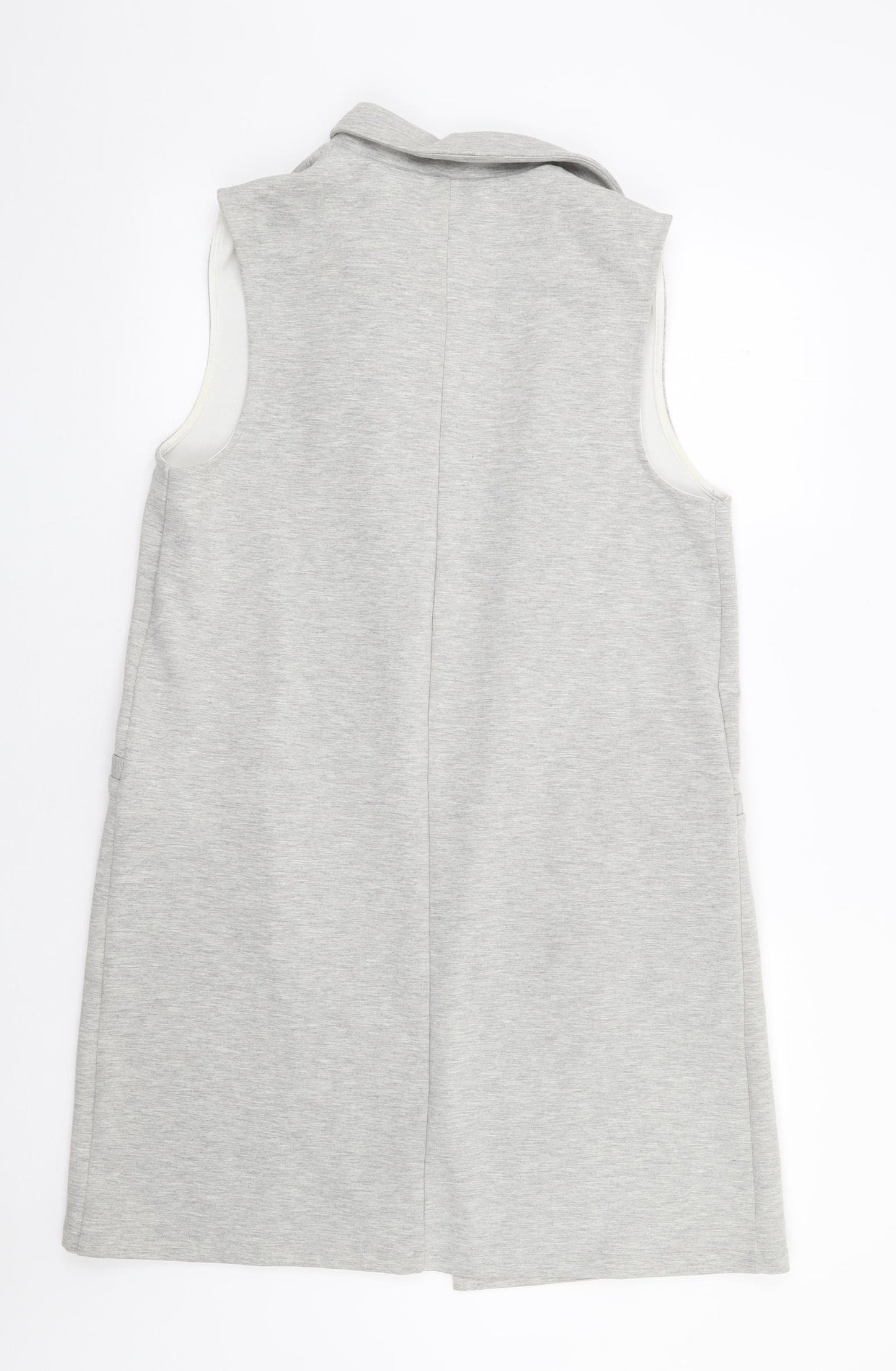 New Look Womens Grey Jacket Blazer Size 12 - Sleeveless