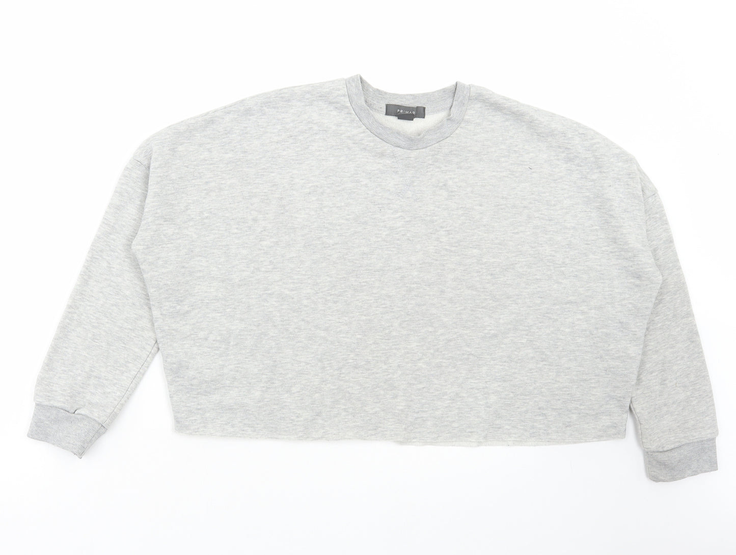 Primark Womens Grey Polyester Pullover Sweatshirt Size XS Pullover