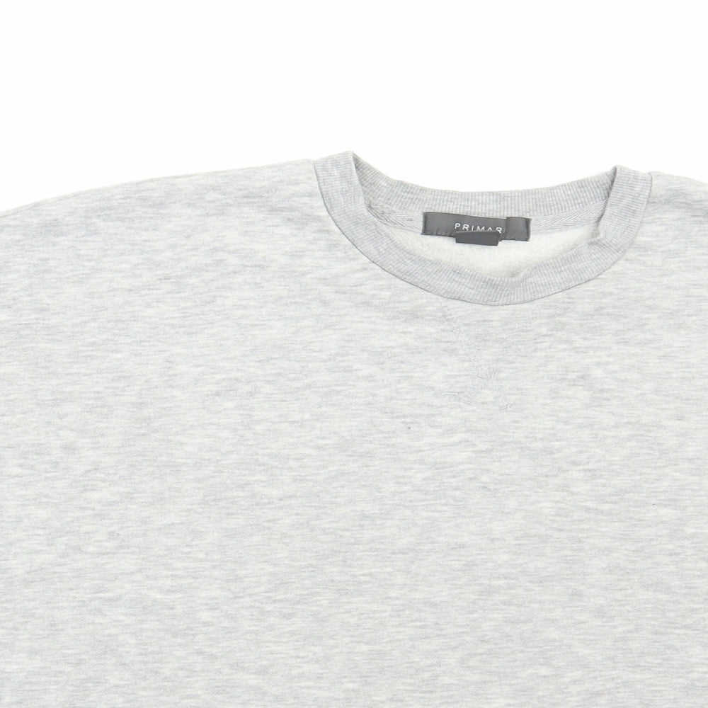 Primark Womens Grey Polyester Pullover Sweatshirt Size XS Pullover