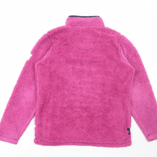 Lazy Jacks Womens Purple Polyester Pullover Sweatshirt Size 12 Zip