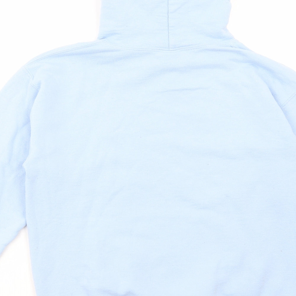 Goose & Gander Womens Blue Polyester Pullover Hoodie Size S Pullover