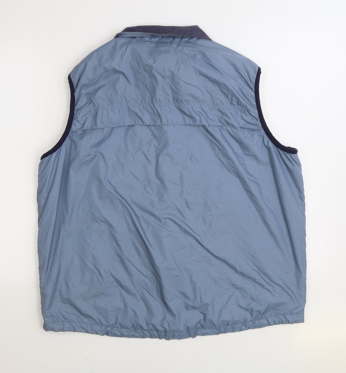 Polo Sport Mens Blue Gilet Jacket Size L Zip
