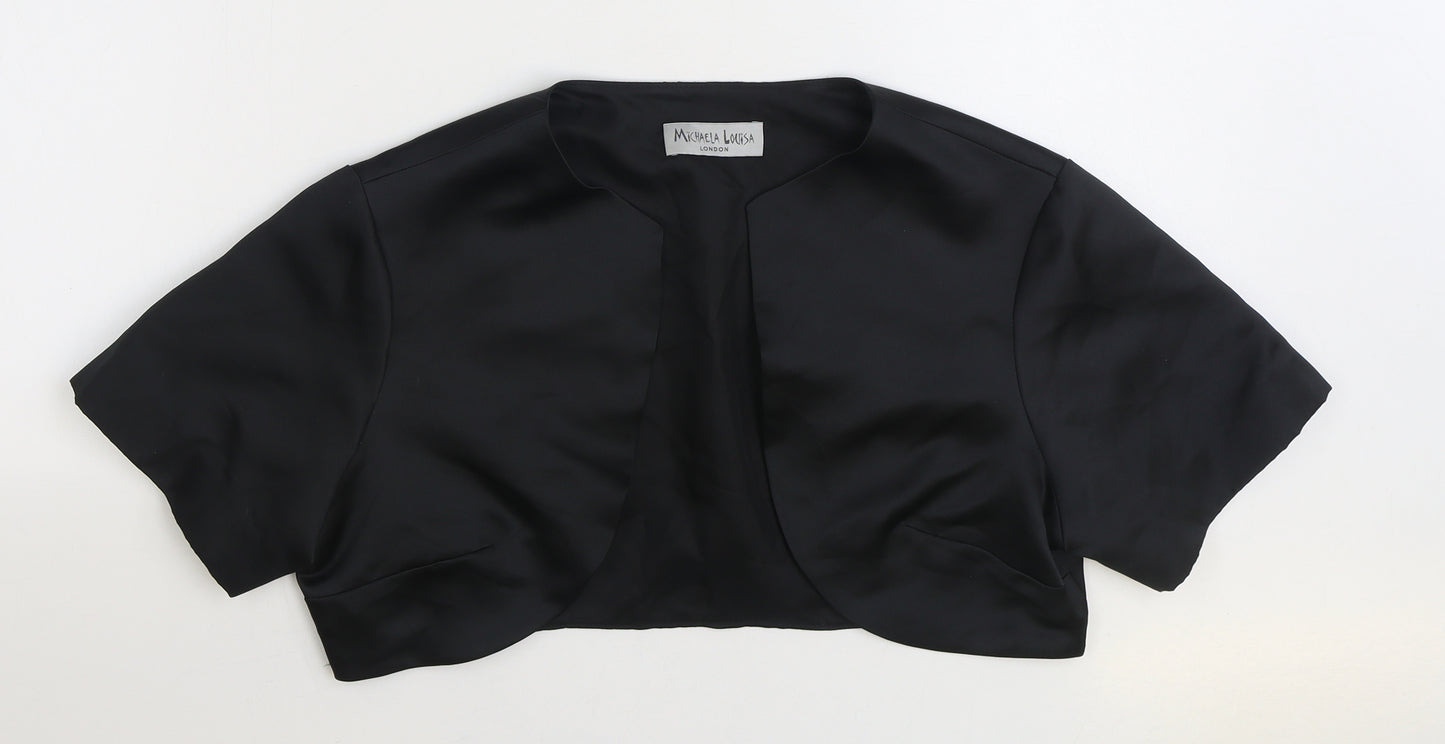 Michaela Louisa Womens Black Jacket Size S