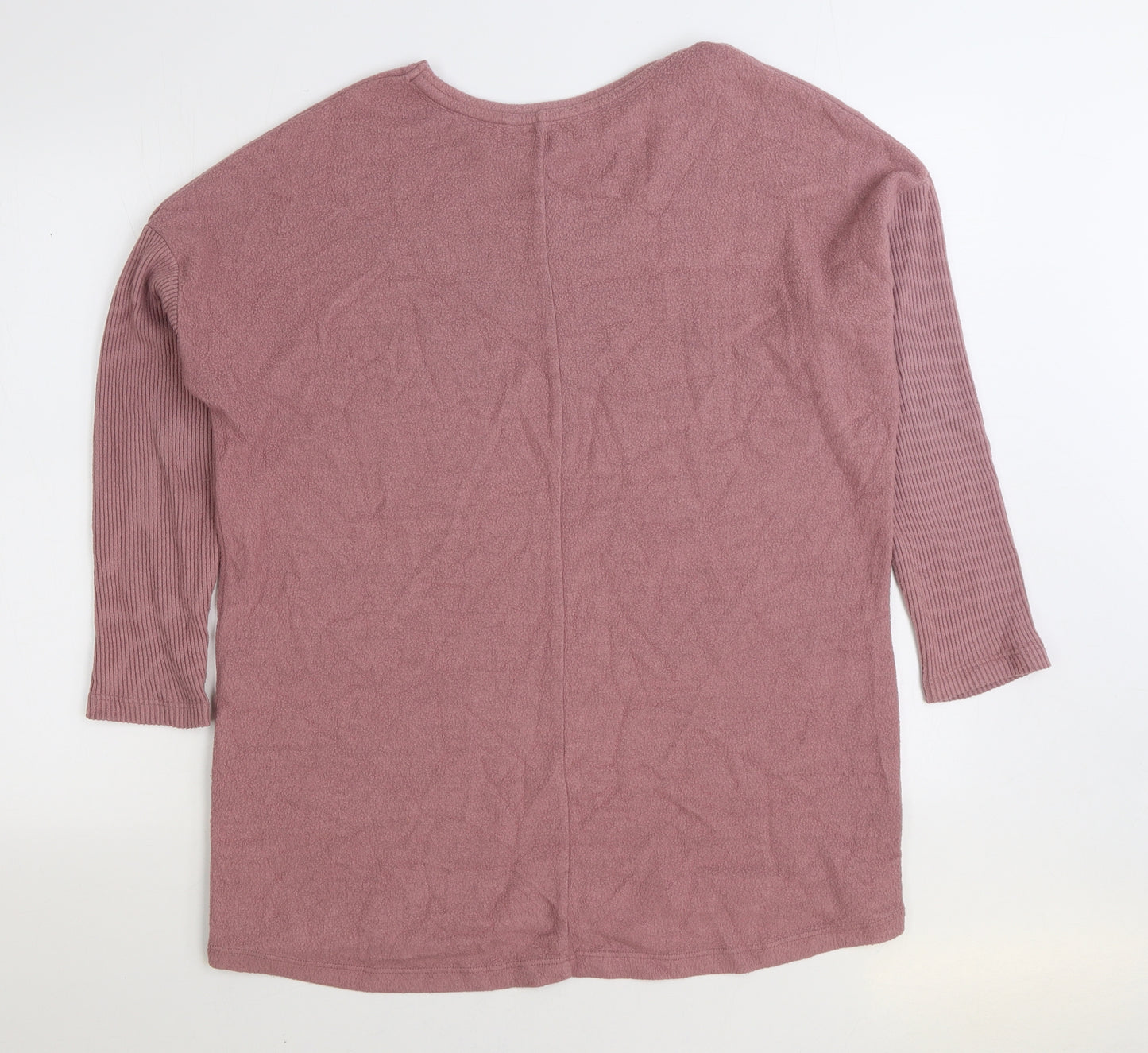 George Womens Pink Viscose Pullover Sweatshirt Size M Pullover