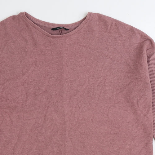 George Womens Pink Viscose Pullover Sweatshirt Size M Pullover