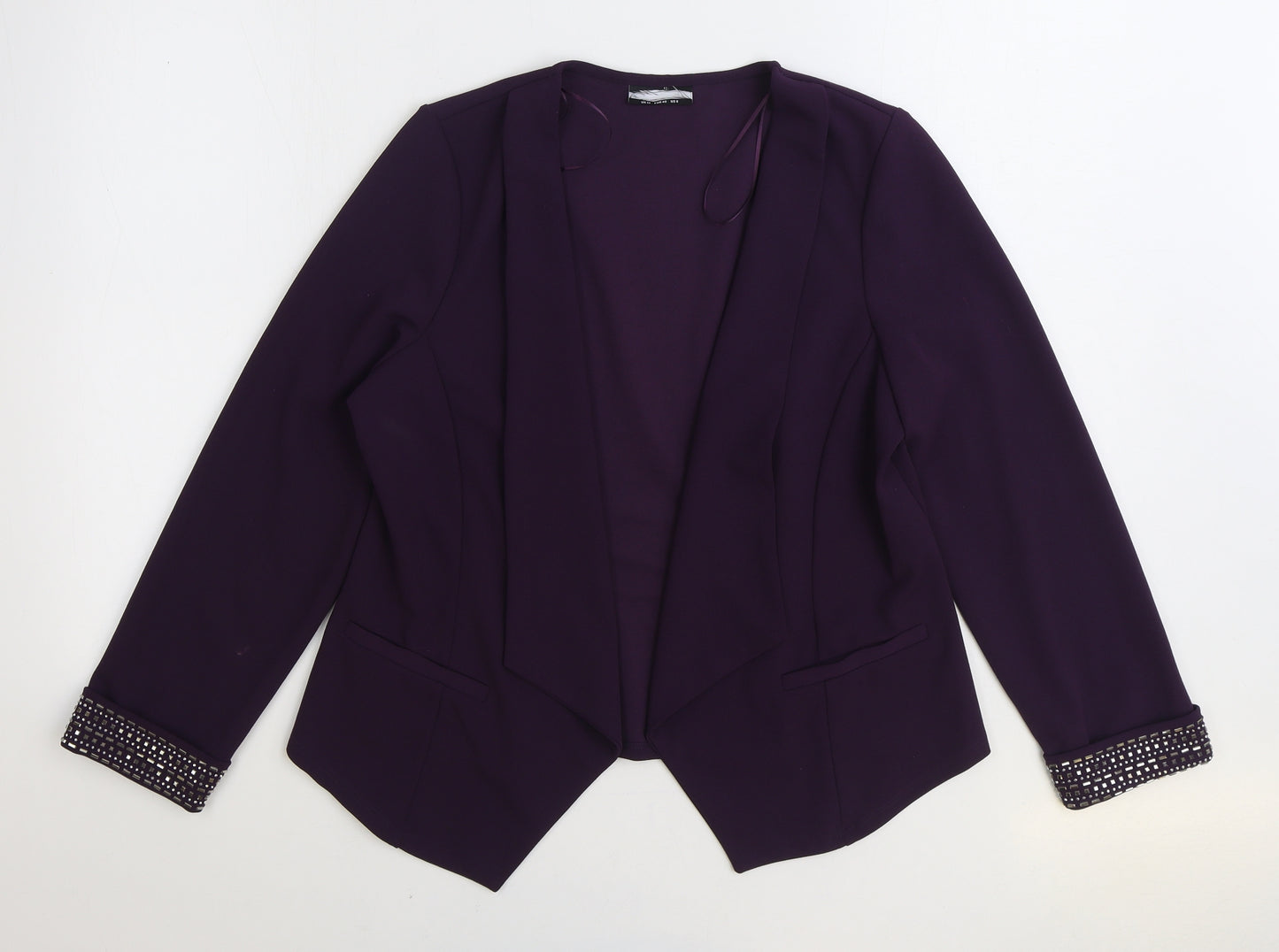 Wallis Womens Purple Jacket Blazer Size 12