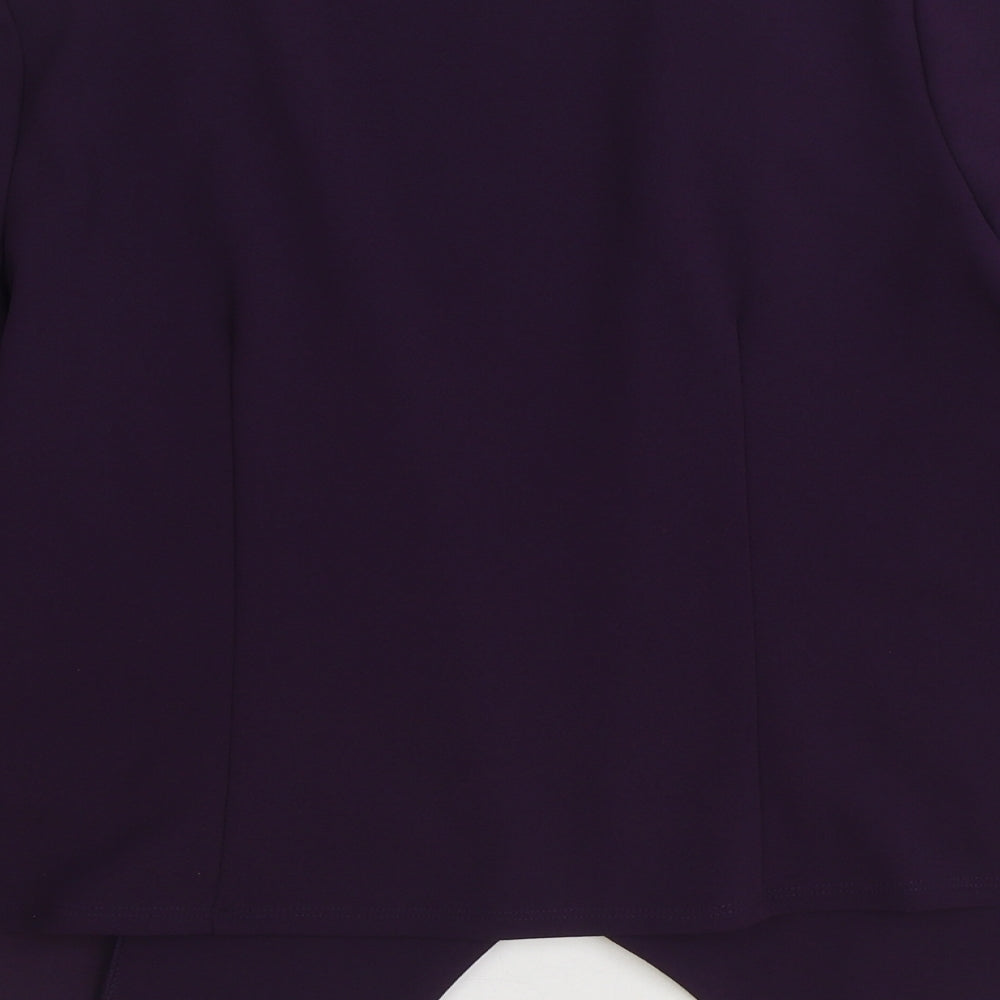 Wallis Womens Purple Jacket Blazer Size 12