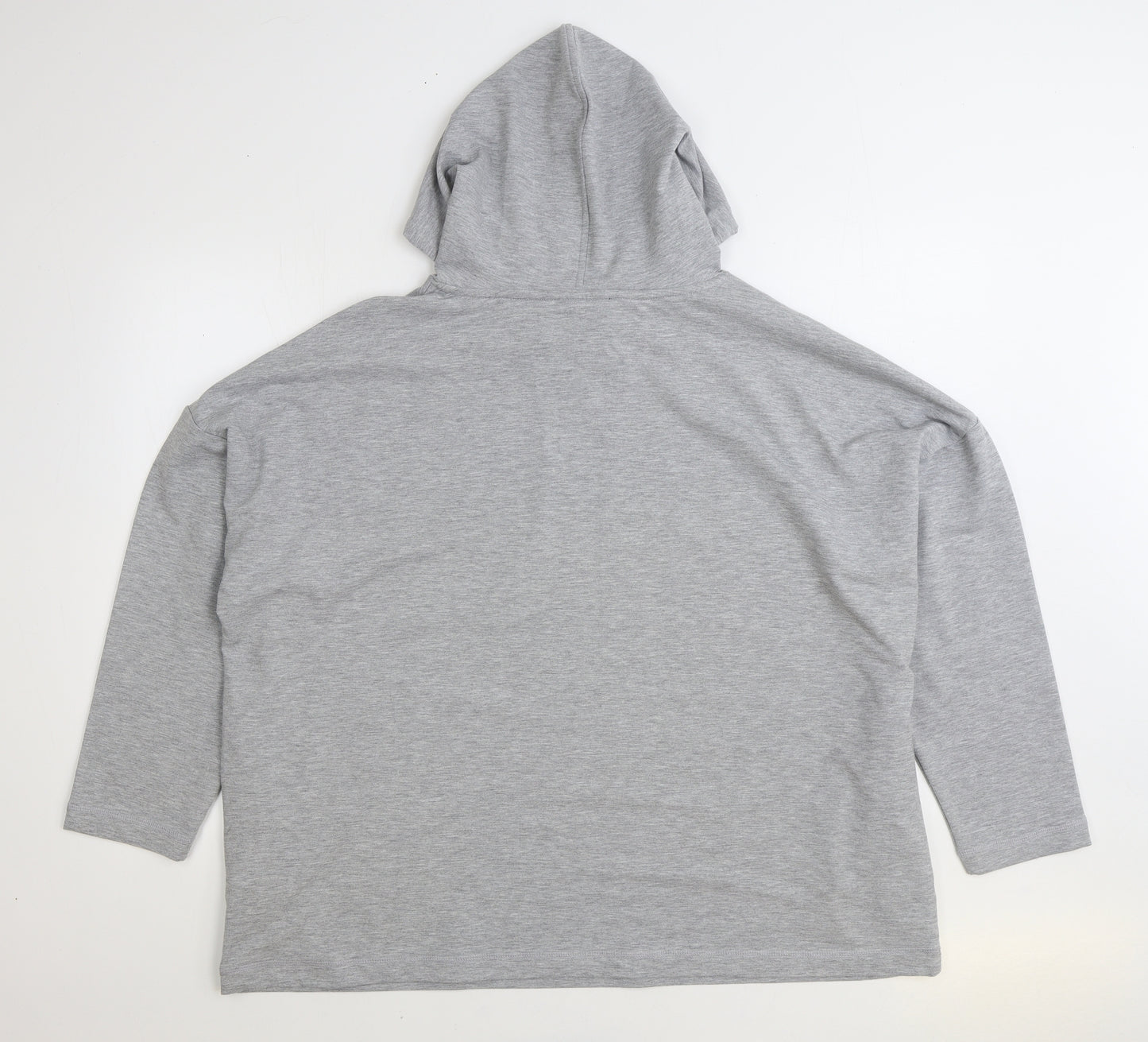 Love Leisure Womens Grey Polyester Pullover Hoodie Size 22 Pullover