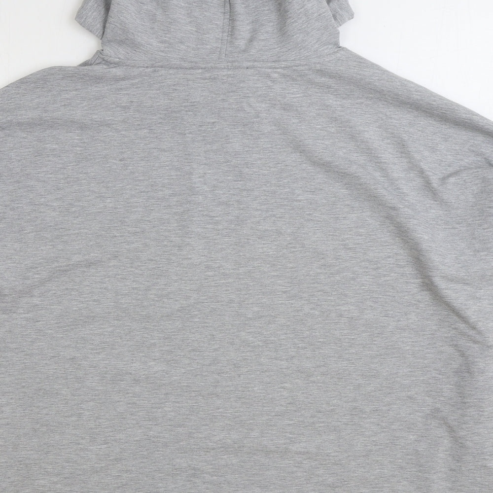 Love Leisure Womens Grey Polyester Pullover Hoodie Size 22 Pullover