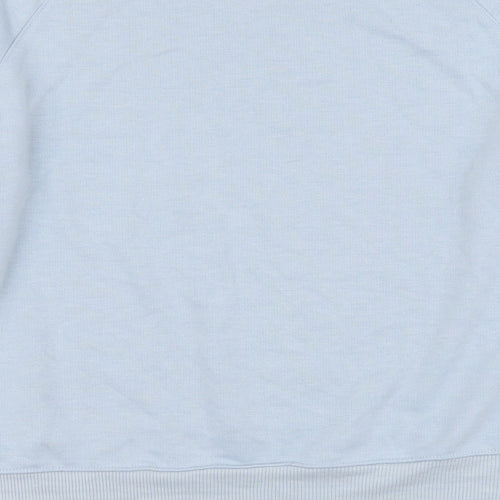 H&M Womens Blue Polyester Pullover Sweatshirt Size S Pullover