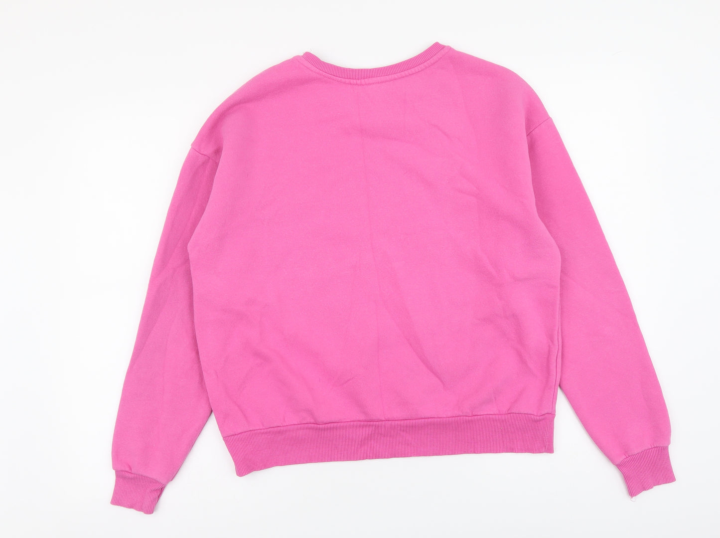 Primark Womens Pink Cotton Pullover Sweatshirt Size S Pullover