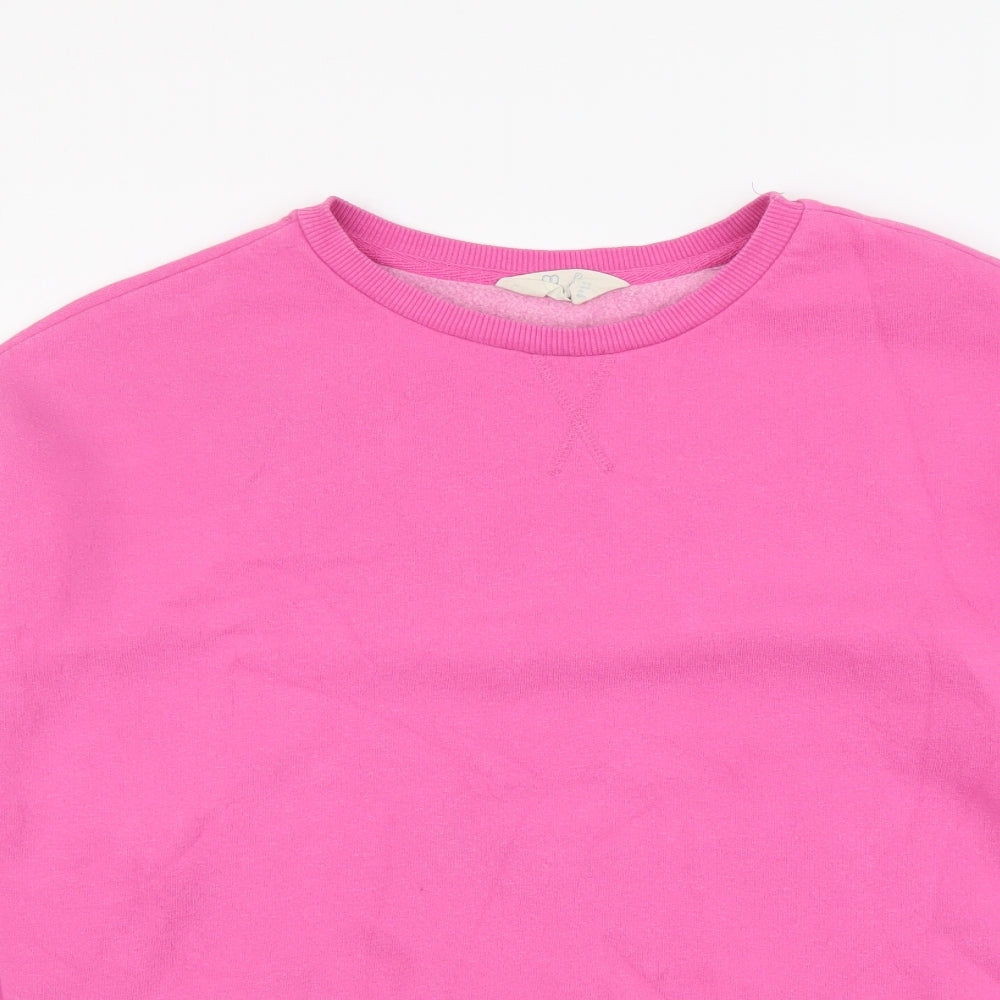 Primark Womens Pink Cotton Pullover Sweatshirt Size S Pullover