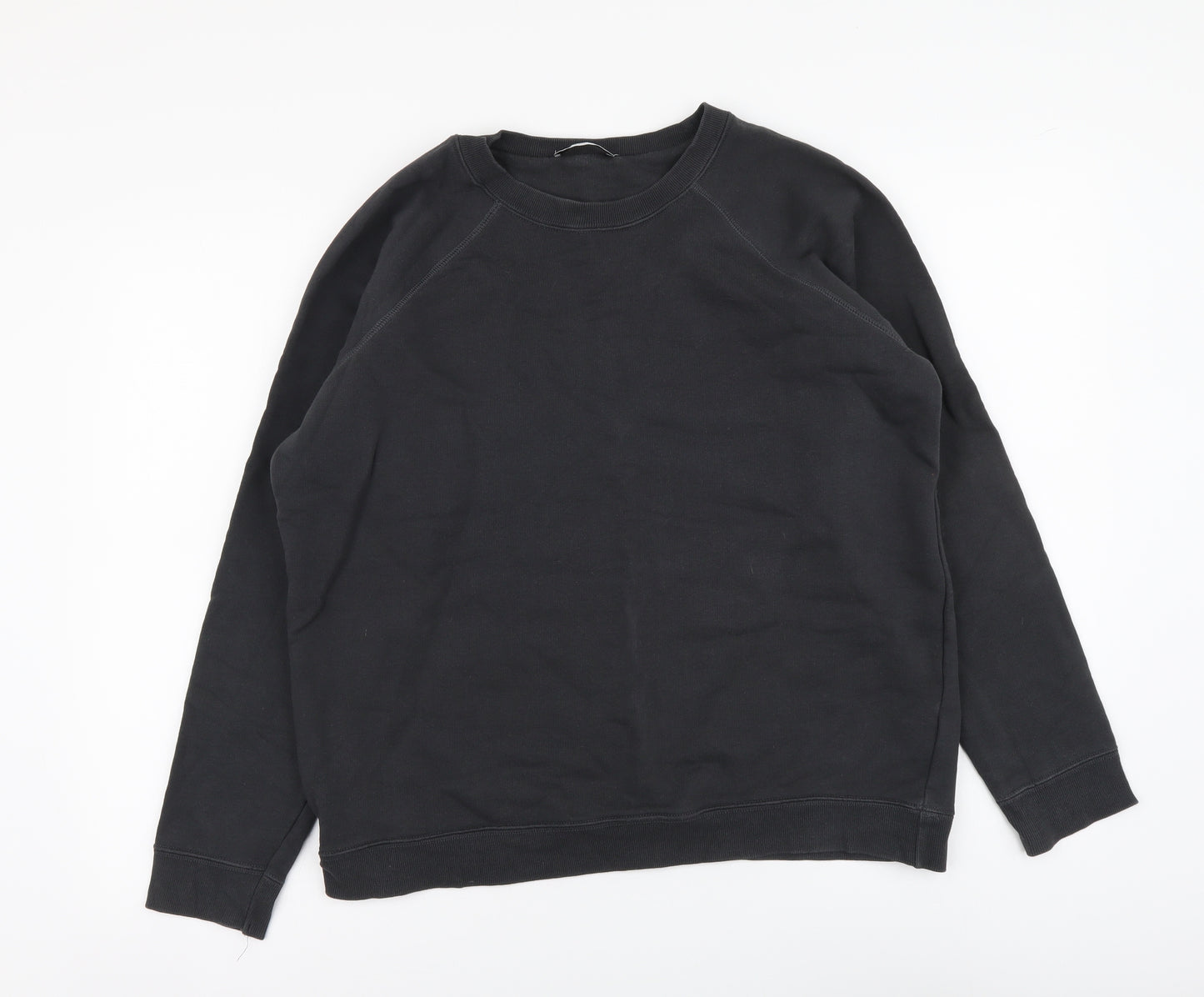 Zara Womens Grey Cotton Pullover Sweatshirt Size S Pullover