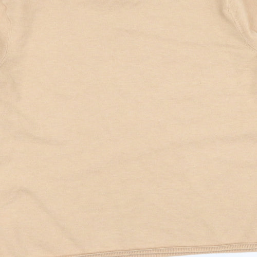 Primark Womens Beige Mock Neck Polyester Pullover Jumper Size XL