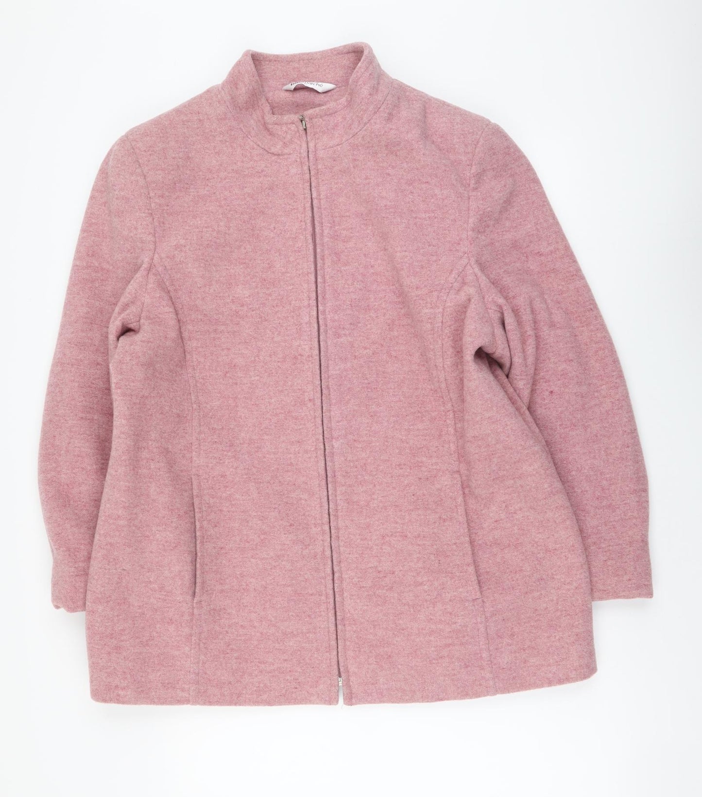 Bonmarché Womens Pink Jacket Size 18 Zip