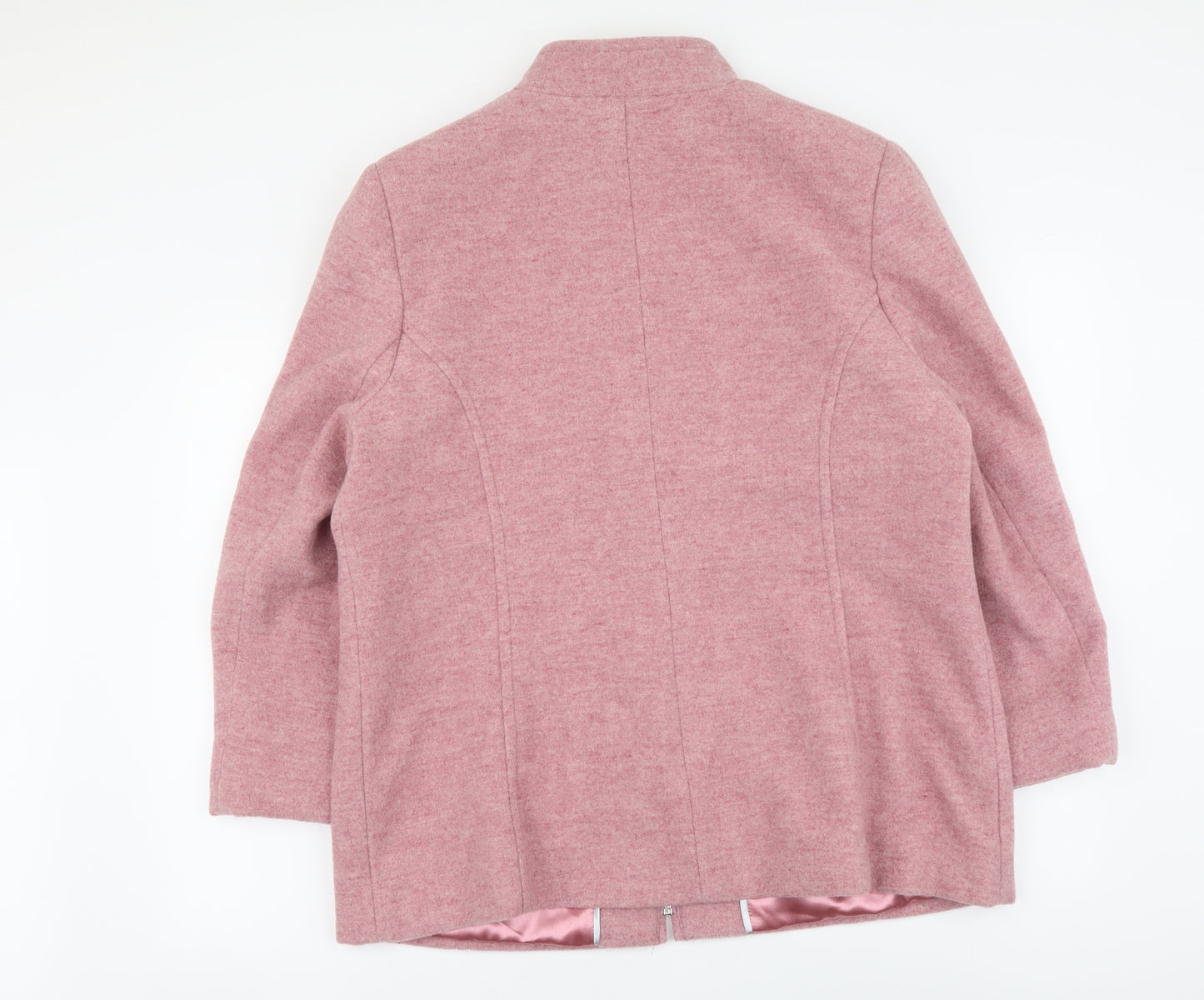 Bonmarché Womens Pink Jacket Size 18 Zip