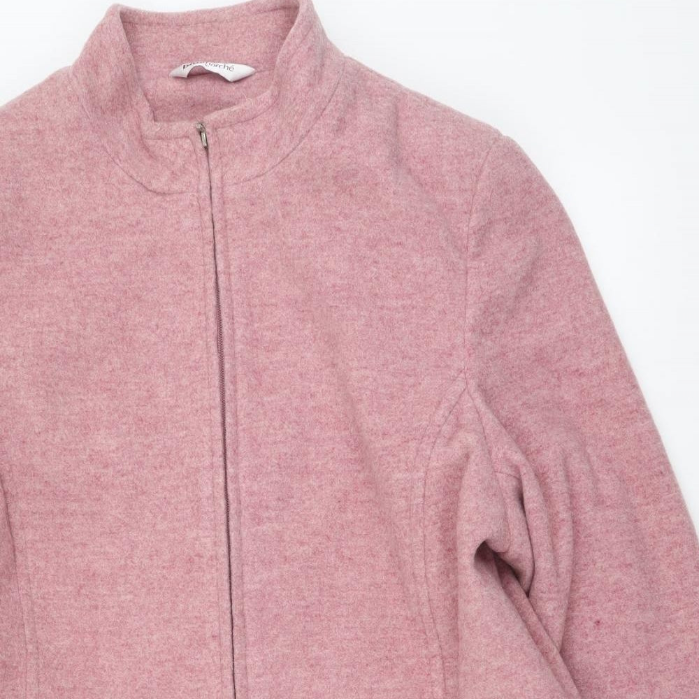 Bonmarché Womens Pink Jacket Size 18 Zip