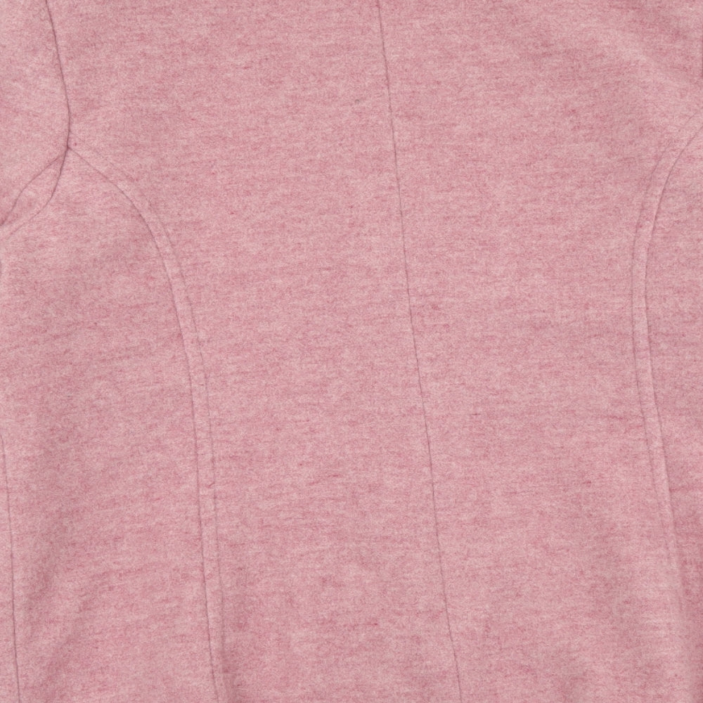 Bonmarché Womens Pink Jacket Size 18 Zip