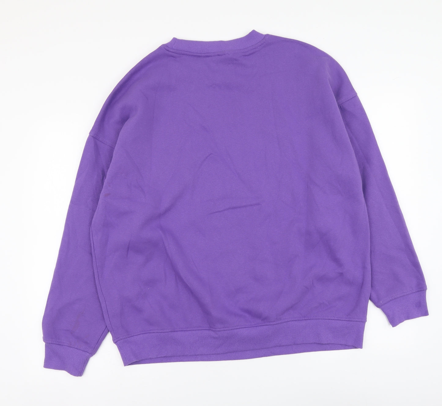 H&M Womens Purple Cotton Pullover Sweatshirt Size S Pullover - Nirvana