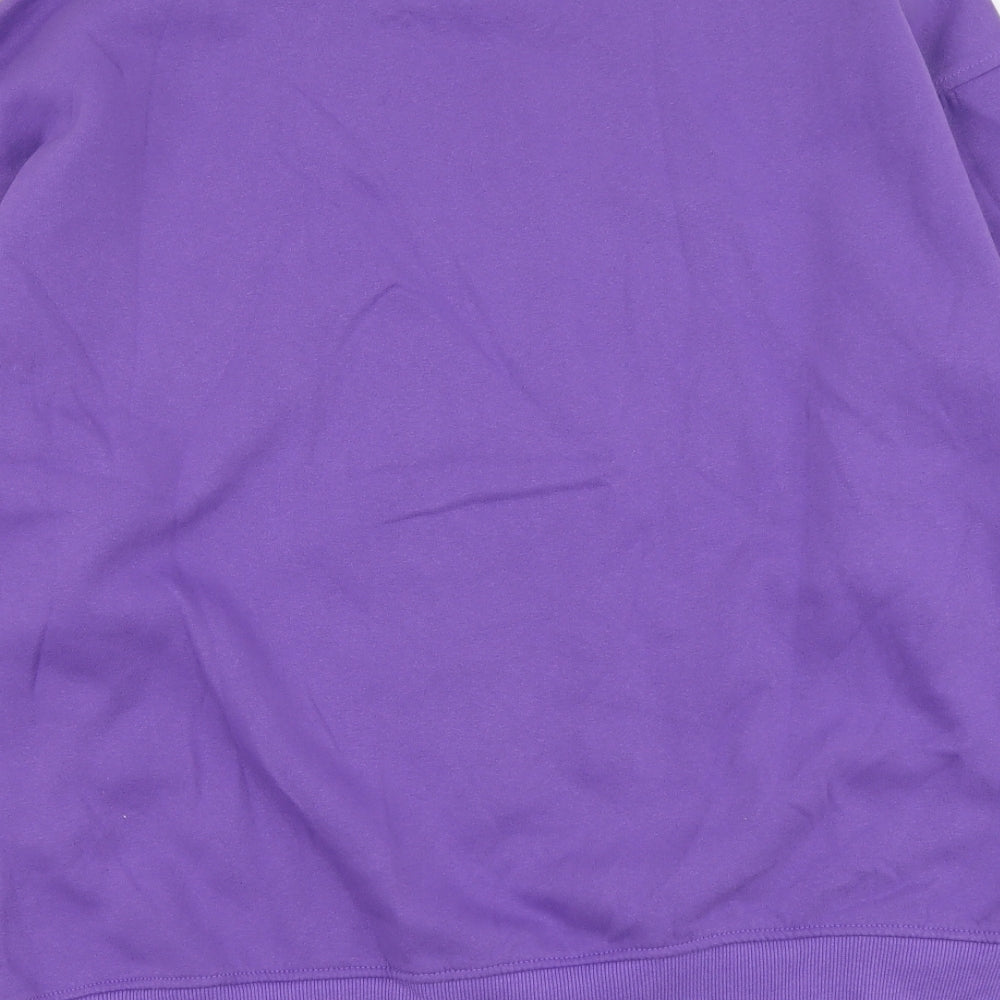 H&M Womens Purple Cotton Pullover Sweatshirt Size S Pullover - Nirvana
