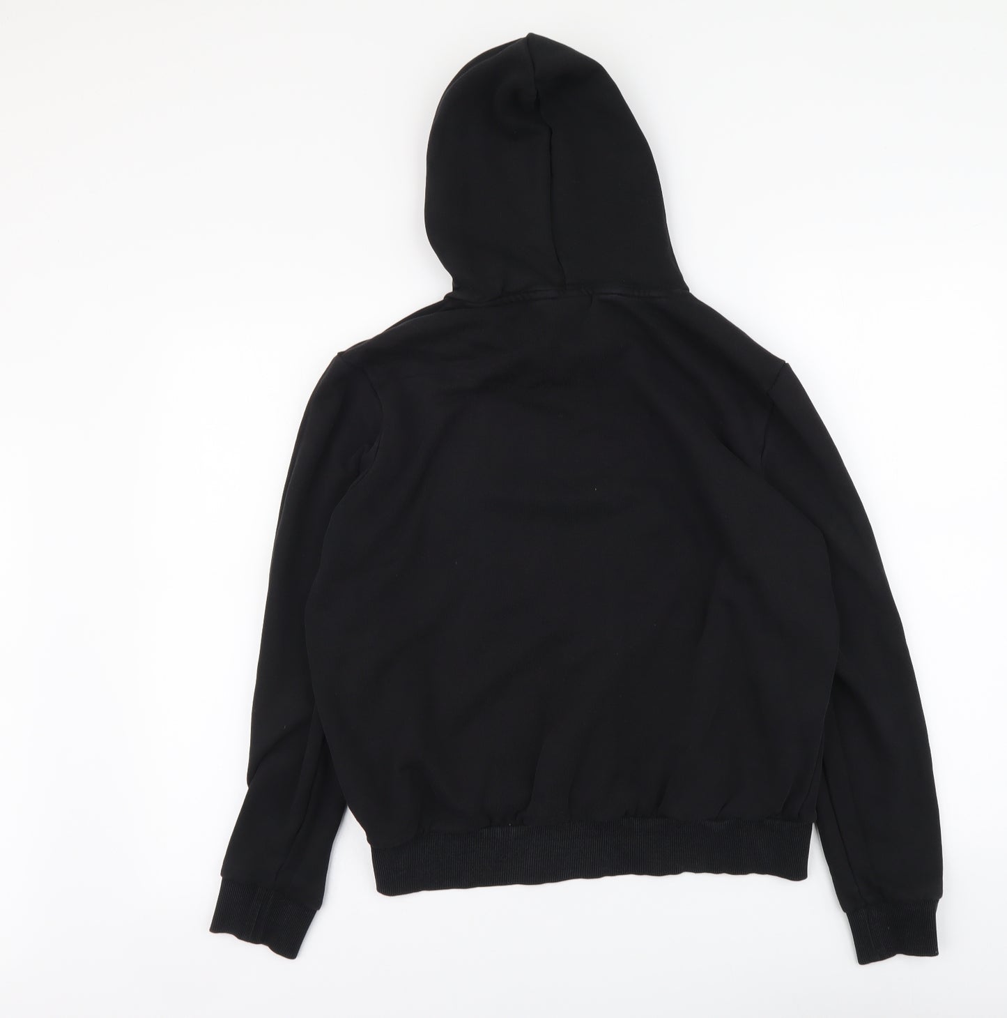 PUMA Womens Black Cotton Pullover Hoodie Size L Pullover