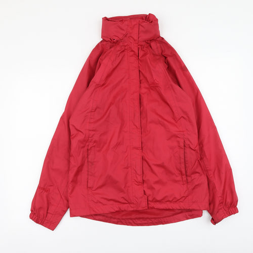 Peter Storm Womens Red Rain Coat Coat Size 10 Zip