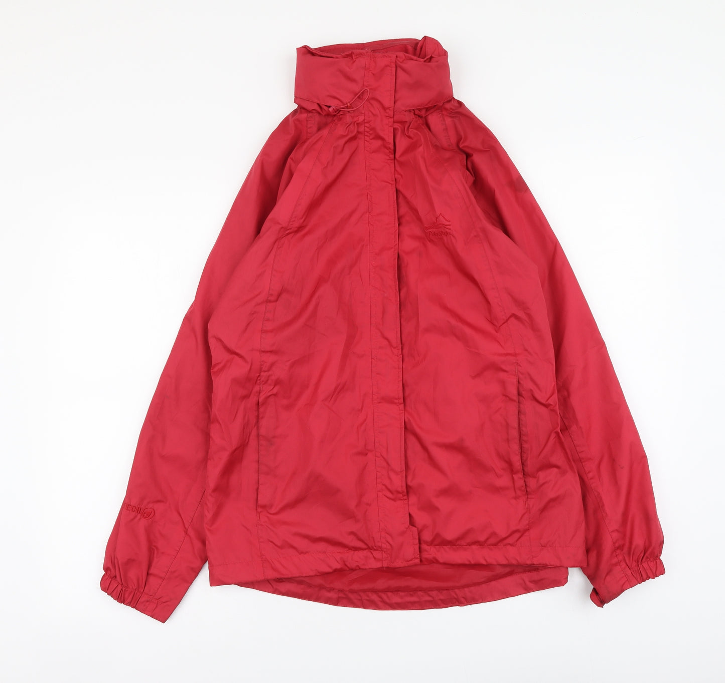 Peter Storm Womens Red Rain Coat Coat Size 10 Zip