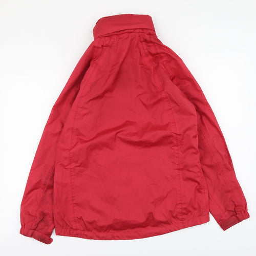 Peter Storm Womens Red Rain Coat Coat Size 10 Zip